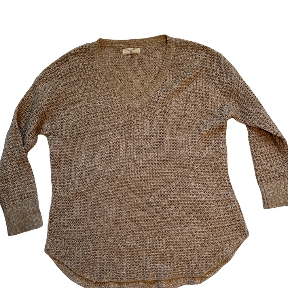 No comment ny la plus v neck long sweater